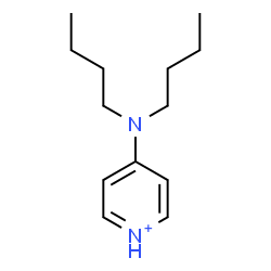 ChemSpider 2D Image | 4-(Dibutylamino)pyridinium | C13H23N2