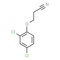ChemSpider 2D Image | 3-(2,4-Dichlorophenoxy)propanenitrile | C9H7Cl2NO