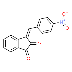 ChemSpider 2D Image | 3-(4-Nitro-benzylidene)-indan-1,2-dione | C16H9NO4
