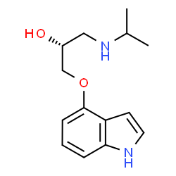 ChemSpider 2D Image | (+)-pindolol | C14H20N2O2