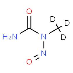 ChemSpider 2D Image | 1-(~2~H_3_)Methyl-1-nitrosourea | C2H2D3N3O2