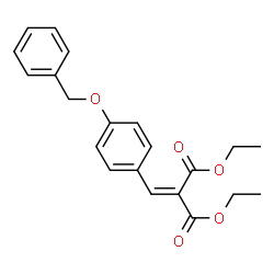 ChemSpider 2D Image | Diethyl [4-(benzyloxy)benzylidene]malonate | C21H22O5
