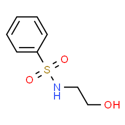 ChemSpider 2D Image | N-(2-Hydroxyethyl)benzenesulfonamide | C8H11NO3S