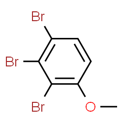 ChemSpider 2D Image | 1,2,3-Tribromo-4-methoxybenzene | C7H5Br3O
