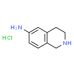 ChemSpider 2D Image | 1,2,3,4-TETRAHYDROISOQUINOLIN-6-AMINE HYDROCHLORIDE | C9H13ClN2