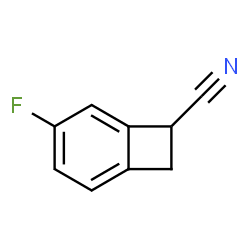ChemSpider 2D Image | 4-Fluorobicyclo[4.2.0]octa-1,3,5-triene-7-carbonitrile | C9H6FN