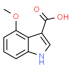 ChemSpider 2D Image | 4-Methoxyindole-3-Carboxylic Acid | C10H9NO3