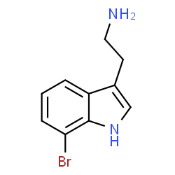 ChemSpider 2D Image | 2-(7-Bromo-1H-indol-3-yl)ethanamine | C10H11BrN2