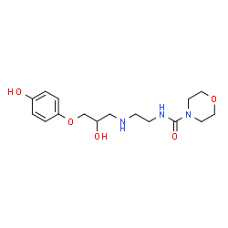ChemSpider 2D Image | Xamoterol [USAN:BAN:INN] | C16H25N3O5