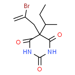ChemSpider 2D Image | Butallylonal | C11H15BrN2O3