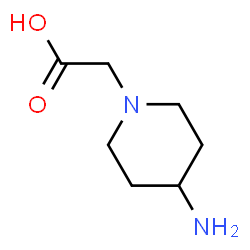 ChemSpider 2D Image | (4-Amino-1-piperidinyl)acetic acid | C7H14N2O2