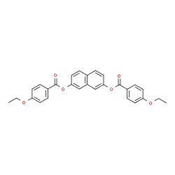 ChemSpider 2D Image | 2,7-Naphthalenediyl bis(4-ethoxybenzoate) | C28H24O6