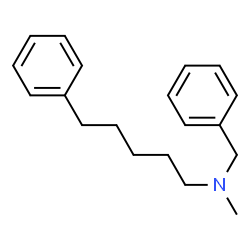 ChemSpider 2D Image | N-Benzyl-N-methyl-5-phenyl-1-pentanamine | C19H25N