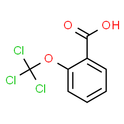 ChemSpider 2D Image | 2-(Trichloromethoxy)benzoic acid | C8H5Cl3O3