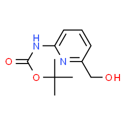 ChemSpider 2D Image | tert-butyl N-[6-(hydroxymethyl)pyridin-2-yl]carbamate | C11H16N2O3