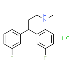 ChemSpider 2D Image | Delucemine hydrochloride | C16H18ClF2N