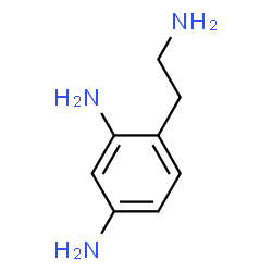 ChemSpider 2D Image | 4-(2-Aminoethyl)-1,3-benzenediamine | C8H13N3