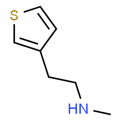 ChemSpider 2D Image | N-Methyl-2-(3-thienyl)ethanamine | C7H11NS