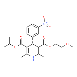 ChemSpider 2D Image | (R)-nimodipine | C21H26N2O7