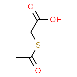 ChemSpider 2D Image | (acetylthio)acetic acid | C4H6O3S