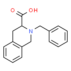 ChemSpider 2D Image | 2-Benzyl-1,2,3,4-tetrahydro-3-isoquinolinecarboxylic acid | C17H17NO2