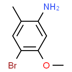 ChemSpider 2D Image | 4-Bromo-5-methoxy-2-methylaniline | C8H10BrNO