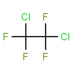 ChemSpider 2D Image | 1,2-Dichlorotetrafluoroethane | C2Cl2F4