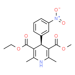 ChemSpider 2D Image | (-)-Nitrendipine | C18H20N2O6
