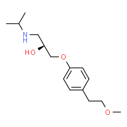 ChemSpider 2D Image | (S)-Metoprolol | C15H25NO3