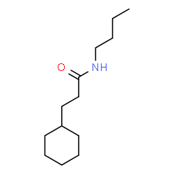 ChemSpider 2D Image | N-Butyl-3-cyclohexylpropanamide | C13H25NO