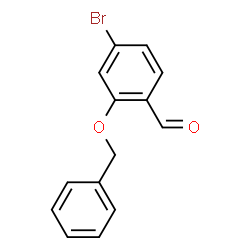 ChemSpider 2D Image | 2-(Benzyloxy)-4-bromobenzaldehyde | C14H11BrO2