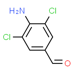 ChemSpider 2D Image | 4-Amino-3,5-dichlorobenzaldehyde | C7H5Cl2NO