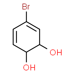 ChemSpider 2D Image | Bromobenzene-3,4-dihydrodiol | C6H7BrO2
