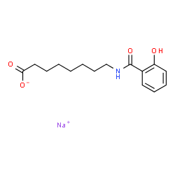 ChemSpider 2D Image | Salcaprozate sodium | C15H20NNaO4
