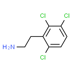 ChemSpider 2D Image | 2,3,6-Trichlorobenzeneethanamine | C8H8Cl3N