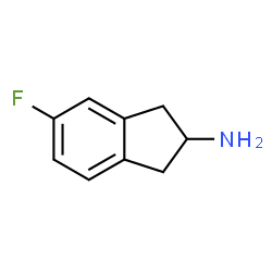ChemSpider 2D Image | 5-Fluoro-2-indanamine | C9H10FN