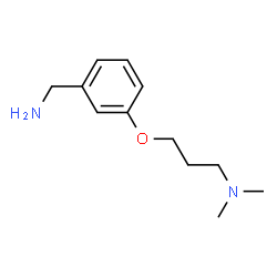 ChemSpider 2D Image | 3-[3-(Aminomethyl)phenoxy]-N,N-dimethyl-1-propanamine | C12H20N2O