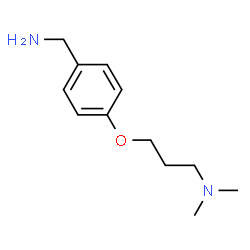 ChemSpider 2D Image | 3-[4-(Aminomethyl)phenoxy]-N,N-dimethyl-1-propanamine | C12H20N2O