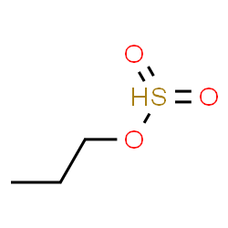 ChemSpider 2D Image | 1-sulfinooxypropane | C3H8O3S