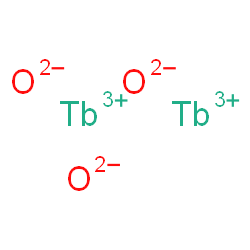 ChemSpider 2D Image | Terbium(III) oxide | O3Tb2