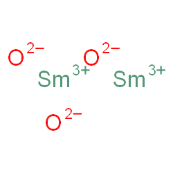 ChemSpider 2D Image | oxygen(2-);samarium(3+) | O3Sm2