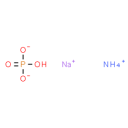 ChemSpider 2D Image | Ammonium sodium hydrogen phosphate | H5NNaO4P