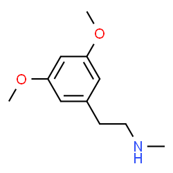 ChemSpider 2D Image | 2-(3,5-Dimethoxyphenyl)-N-methylethanamine | C11H17NO2