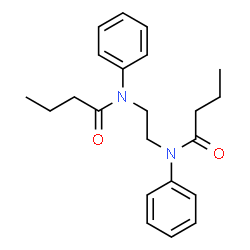 ChemSpider 2D Image | N,N'-1,2-Ethanediylbis(N-phenylbutanamide) | C22H28N2O2