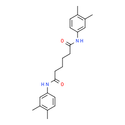ChemSpider 2D Image | N,N'-Bis(3,4-dimethylphenyl)hexanediamide | C22H28N2O2
