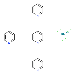 ChemSpider 2D Image | Rhodium(3+) chloride - pyridine (1:3:4) | C20H20Cl3N4Rh
