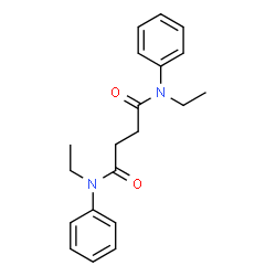 ChemSpider 2D Image | N,N'-Diethyl-N,N'-diphenylsuccinamide | C20H24N2O2