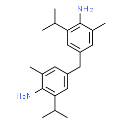 ChemSpider 2D Image | 4,4'-Methylenebis(2-isopropyl-6-methylaniline) | C21H30N2