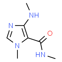ChemSpider 2D Image | N,1-Dimethyl-4-(methylamino)-1H-imidazole-5-carboxamide | C7H12N4O