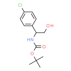 ChemSpider 2D Image | 2-Methyl-2-propanyl [1-(4-chlorophenyl)-2-hydroxyethyl]carbamate | C13H18ClNO3